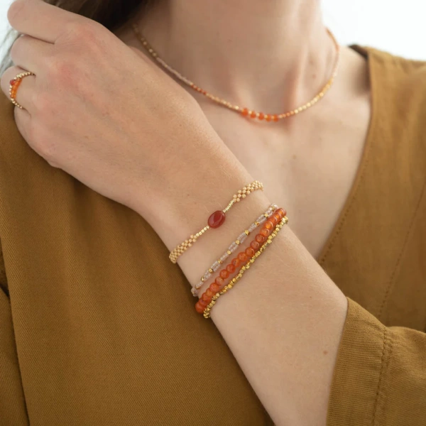 A BEAUTIFUL STORY loving carnelian bracelet – Bild 2