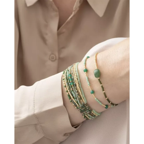 A BEAUTIFUL STORY brightness aventurine gp bracelet – Bild 2