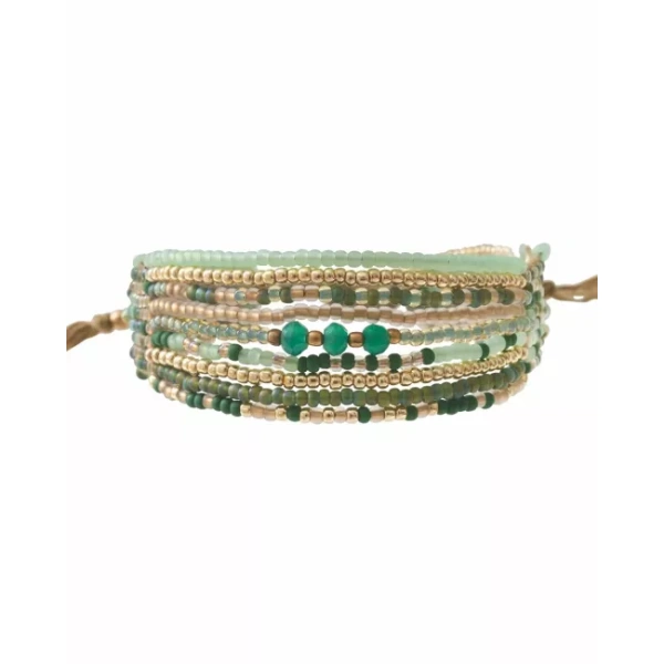 A BEAUTIFUL STORY brightness aventurine gp bracelet