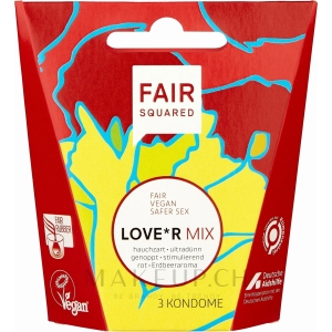 FAIR SQUARED LOVE*R MIX Kondome 3er