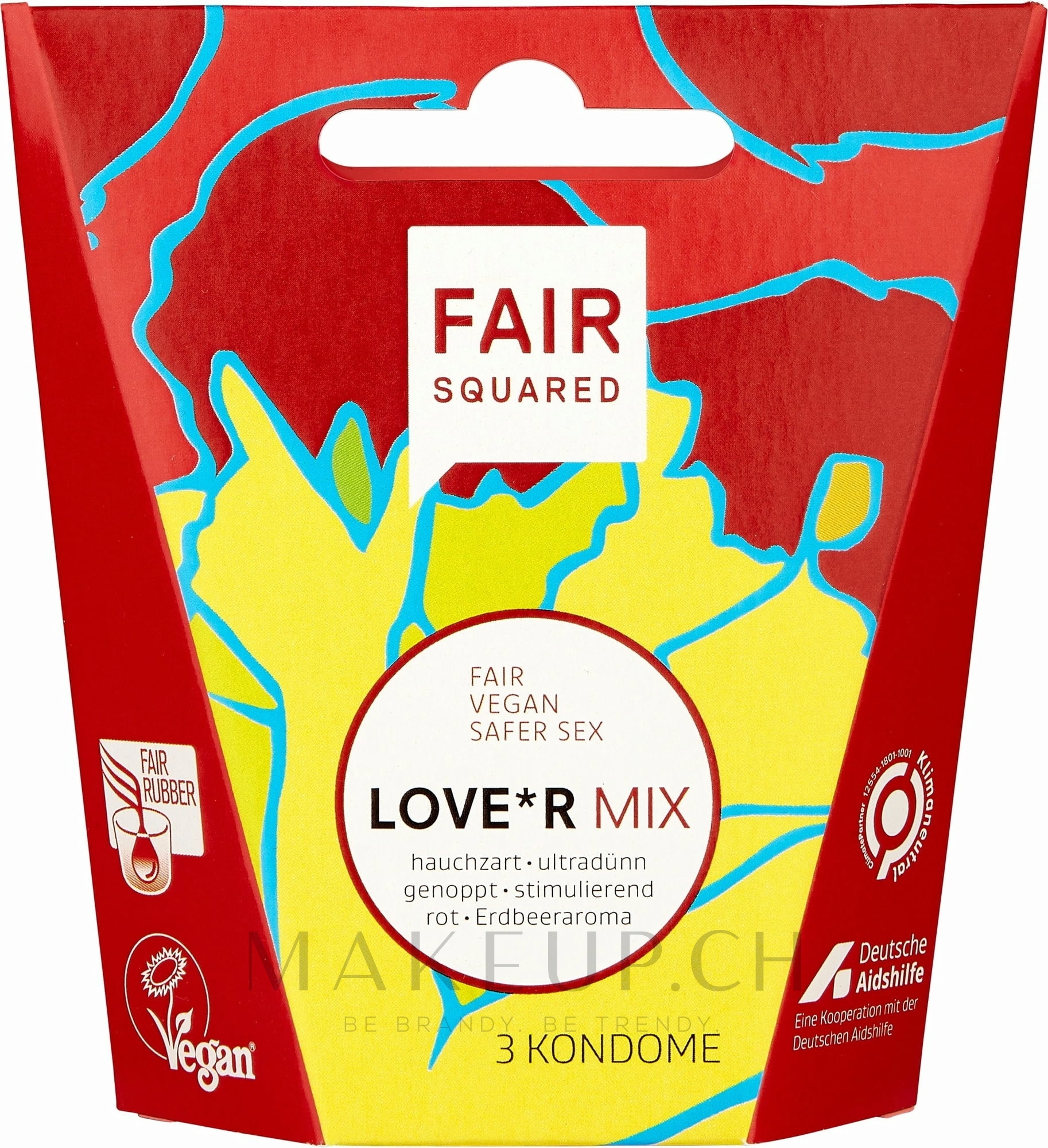 FAIR SQUARED LOVE*R MIX Kondome 3er