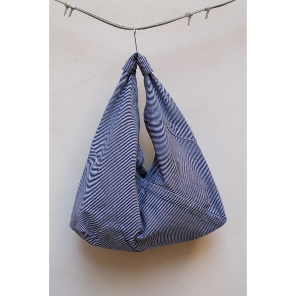 MATIN SOLEIL Shopper L blau weiss