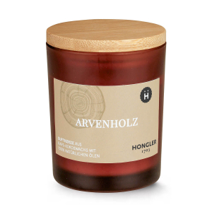 HONGLER Duftkerze Arvenholz im Amberglas