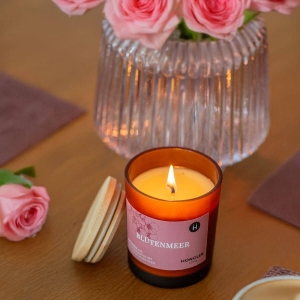 HONGLER Duftkerze Blütenmeer im Amberglas