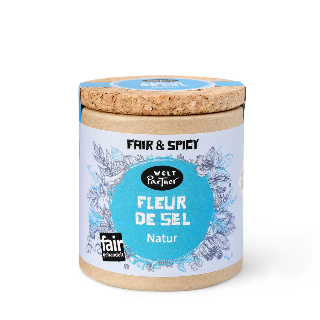 WELTPARTNER Fleur de Sel natur bio & fair 70g