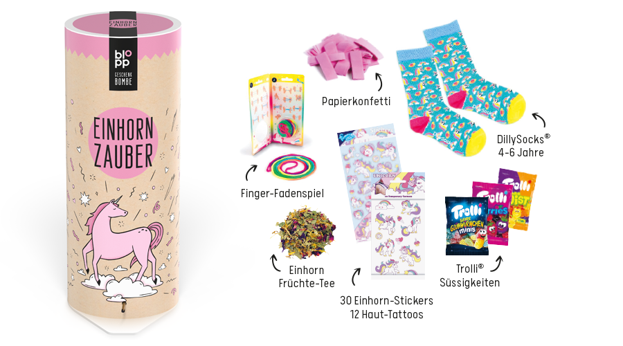 BLOPP Geschenkbombe Einhorn Zauber – Bild 2