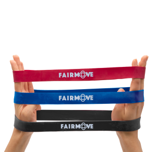 FAIR MOVE Fitness Loop Mix 3er (rot – blau – schwarz)