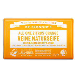 DR. BRONNER’S Seifenstück Zitrus-Orange 35g