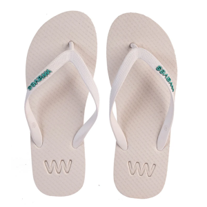 WAVES Flipflops Weiss