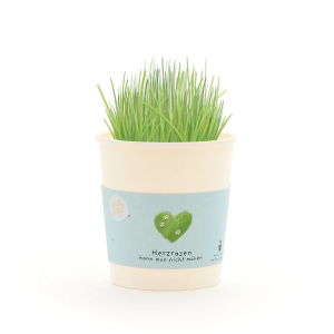 STADTGÄRTNER Herzrasen kann man nicht mähen – Becher