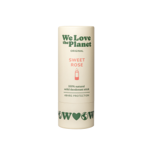 WE LOVE THE PLANET Deo-Stick Sweet Rose 40g