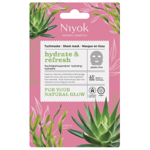 NIYOK Tuchmaske hydrate & refresh