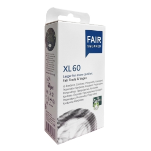 FAIR SQUARED Kondome XL 60 - 10er