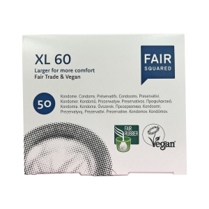 FAIR SQUARED Kondome XL 60 – 50er