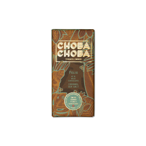 CHOBA CHOBA Schokolade Milk Caramel Sea Salt 41% Bio 91g