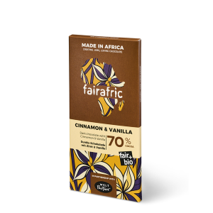 FAIRAFRIC Bio Schokolade Cinnamon Vanilla 70% 80g
