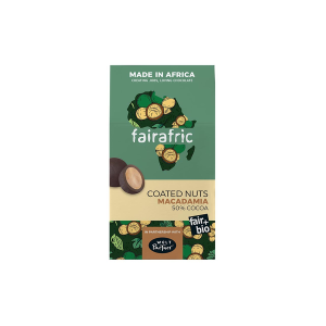 FAIRAFRIC Bio Schokolade coated Macadamia 50% 100g